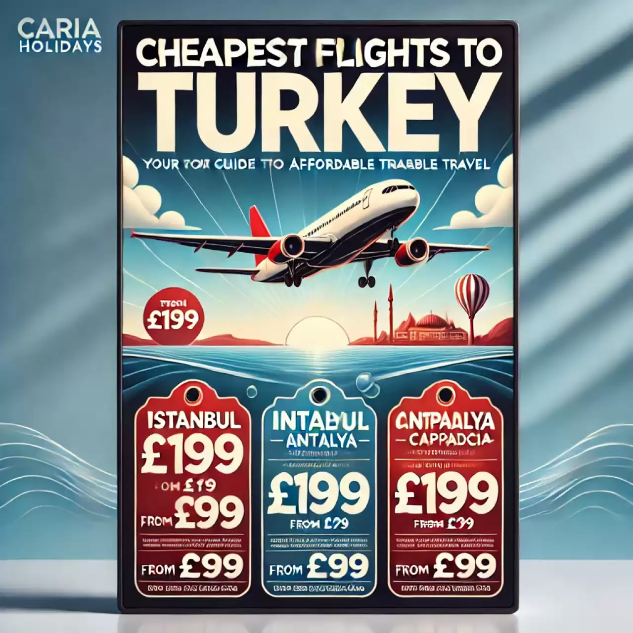 Cheapest Flights to Turkey – Your Guide to Affordable Travel with Caria Holidays